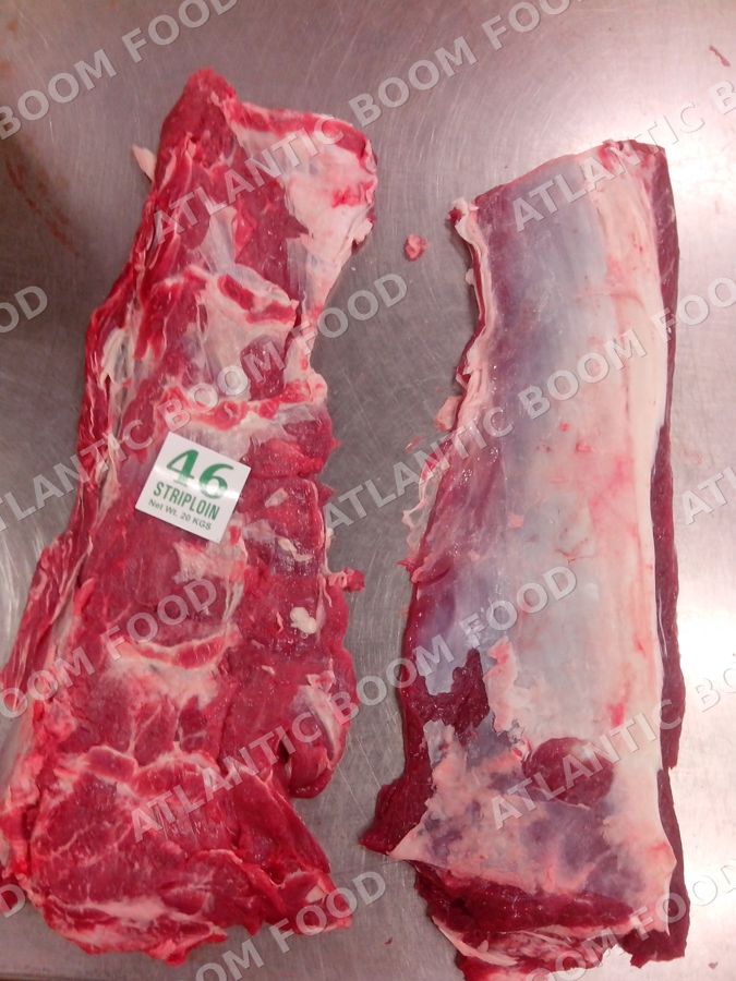 Beef cuts (striploin, chuck tender, silverside)